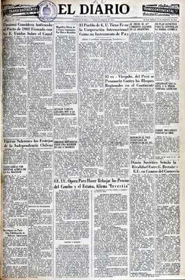 El Diario, edición del 20 de septiembre de 1953