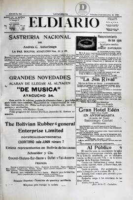 El Diario, edición del 12 de septiembre de 1906