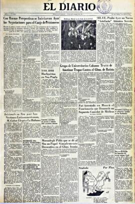 El Diario, edición del 7 de abril de 1953