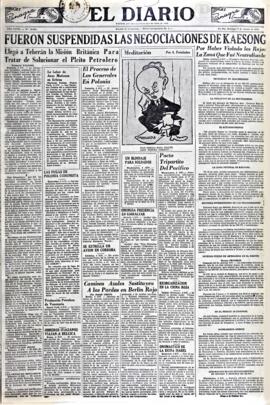 El Diario, edición del 5 de agosto de 1951