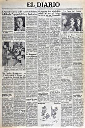El Diario, edición del 19 de diciembre de 1952