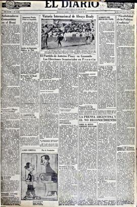 El Diario, edición del 19 de mayo de 1952