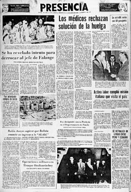 Presencia, edición del 25 de noviembre de 1966
