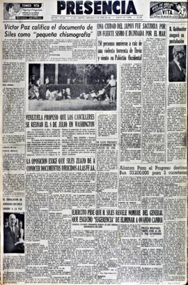 Presencia, edición del 17 de junio de 1964