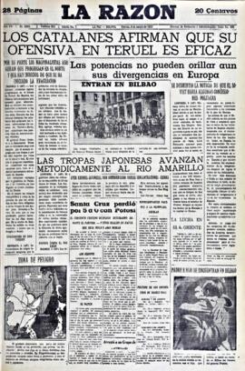 La Razón , edición del 6 de agosto de 1937