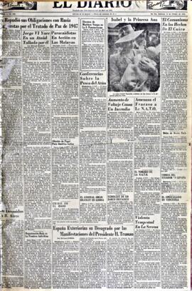 El Diario, edición del 10 de febrero de 1952