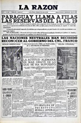 La Razón, edición del 11 de marzo de 1936