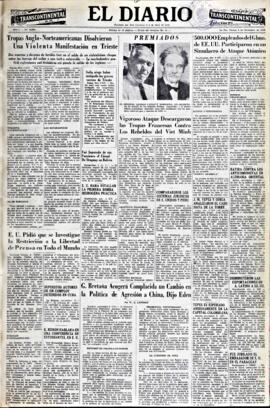 El Diario, edición del 6 de noviembre de 1953