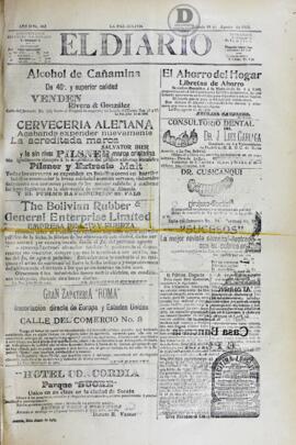 El Diario, edición del 19 de agosto de 1905