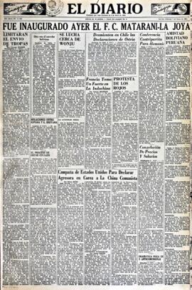 El Diario, edición del 7 de enero de 1951