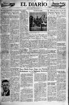 El Diario, edición del 18 de octubre de 1954