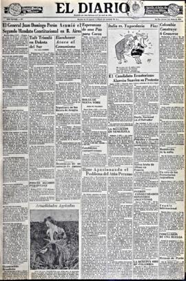 El Diario, edición del 5 de junio de 1952