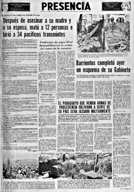 Presencia, edición del 2 de agosto de 1966