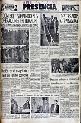 Presencia, edición del 23 de septiembre de 1964