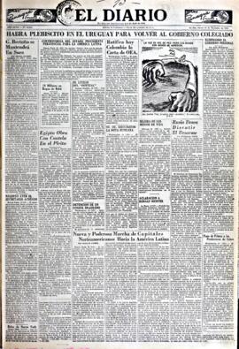 El Diario, edición del 13 diciembe de 1951