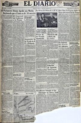 El Diario, edición del 24 de abril de 1952