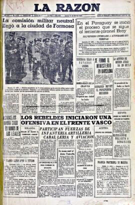 La Razón, edición del 1 de abril de 1937