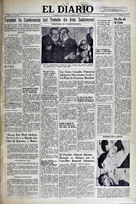 El Diario, edición del 26 de febrero de 1955