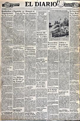 El Diario, edición del 13 de mayo de 1952