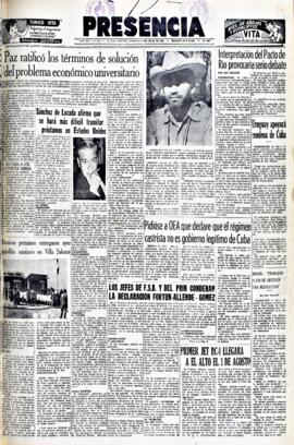 Presencia, edición del 19 de julio de 1964