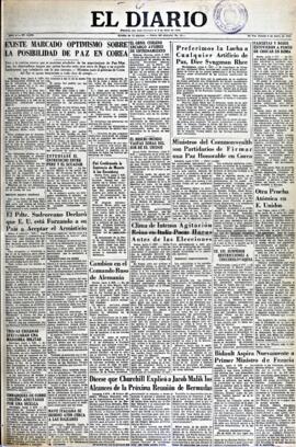 El Diario, edición del 6 de junio de 1953
