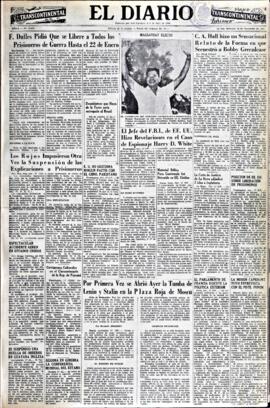 El Diario, edición del 18 de noviembre de 1953