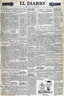El Diario, edición del 4 de septiembre de 1953