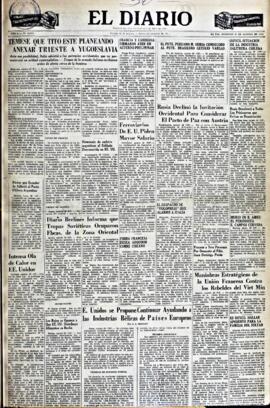 El Diario, edición del 30 de agosto de 1953