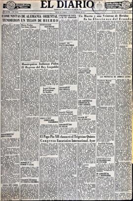 El Diario, edición del 2 de junio de 1952