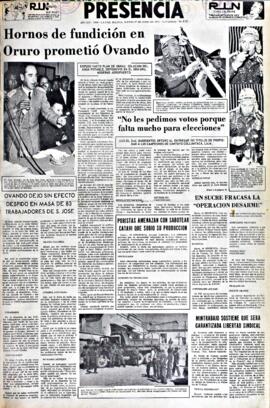 Presencia, edición del 17 de junio de 1965