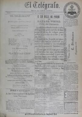 El Telegrafo, edición del 24 de octubre de 1896