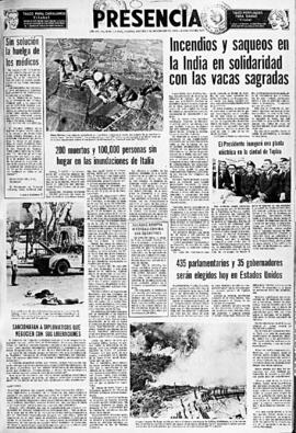 Presencia, edición del 8 de noviembre de 1966