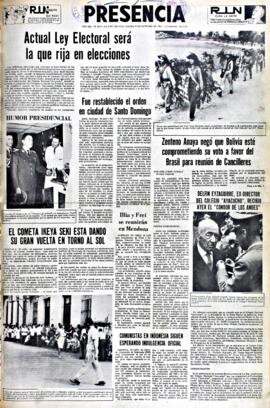 Presencia, edición del 21 de octubre de 1965