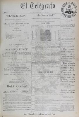 El Telegrafo, edición del 25 de mayo de 1893