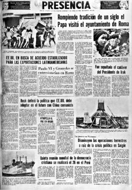 Presencia, edición del 17 de abril de 1966