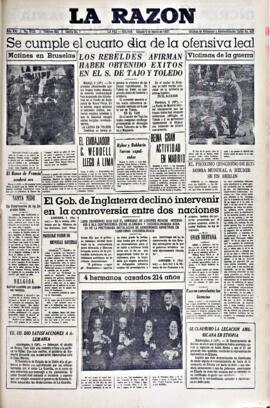 La Razón , edición del 6 de marzo de 1937
