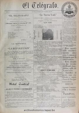El Telegrafo, edición del 23 de febrero de 1893