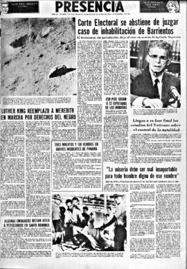 Presencia, edición del 8 de junio de 1966