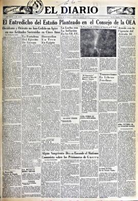 El Diario, edición del 16 de diciembre de 1951