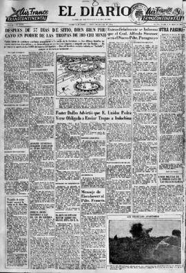 El Diario, edición del 8 de mayo de 1954