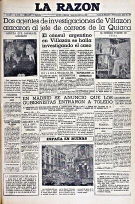 La Razón , edición del 4 de marzo de 1937