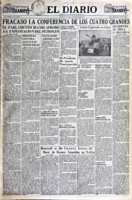 El Diario, edición del 22 de junio de 1951
