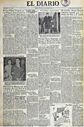 El Diario, edición del 22 de enero de 1953
