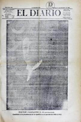 El Diario, edición del 16 de diciembre de 1906