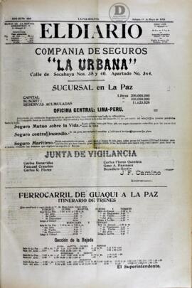 El Diario, edición del 19 de mayo de 1906