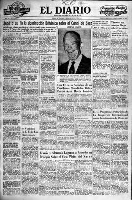 El Diario, edición del 20 de octubre de 1954