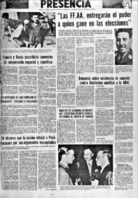 Presencia, edición del 23 de junio de 1966