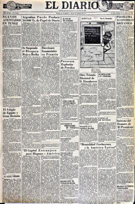 El Diario, edición del 18 de mayo de 1952
