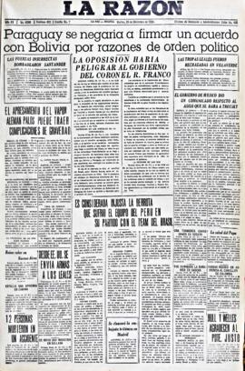 La Razón, edición del 29 de diciembre de 1936