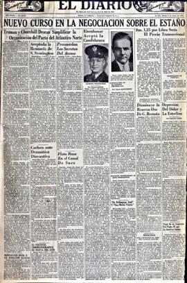El Diario, edición del 8 de enero de 1952